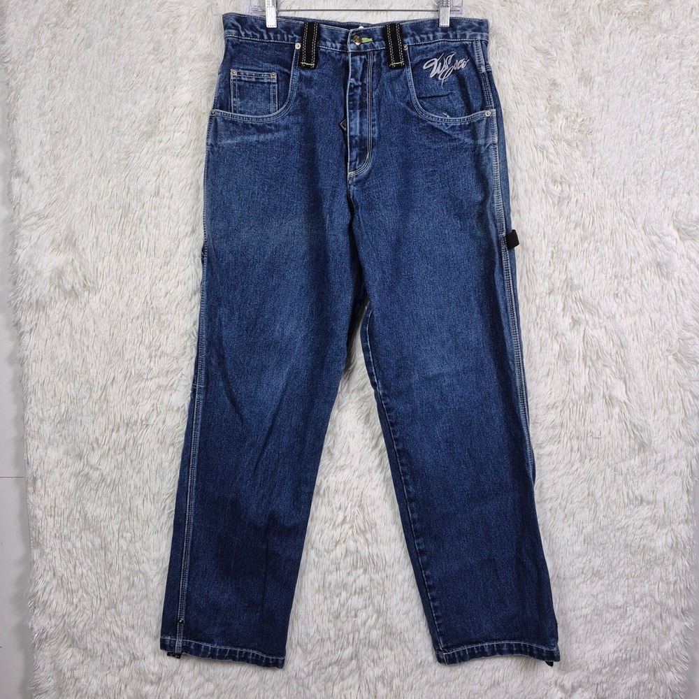 Vtg Willie Esco Carpenter Jeans Mens 34 Baggy Hip Hop Denim Dark Wash 90s Gorp